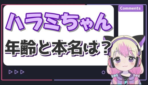 ハラミちゃんの年齢と本名が深イイ話で流出？42歳は嘘で本当は20代？