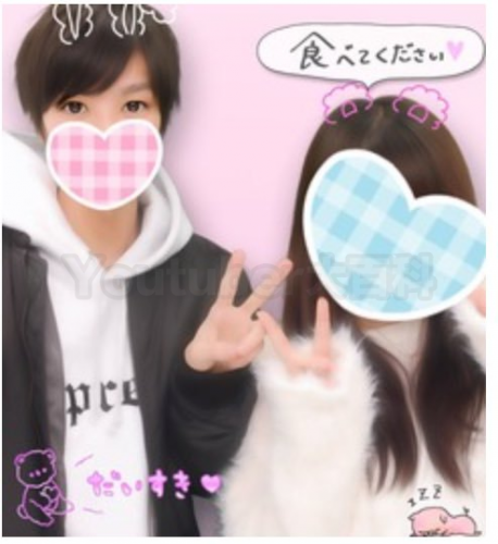 c04b068707d53c291323eb811dd77307 458x500 1 - ポッキーの顔バレ(マスク無しの素顔)は？本名は北川大雅で身長や彼女とのプリクラも紹介！