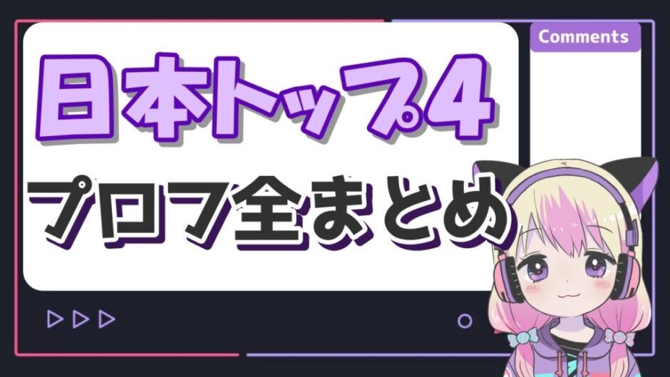 TOP4 1 940x529 - TOP4(レトルト/牛沢/ガッチマン/キヨ)の年齢順・本名・身長順一覧！
