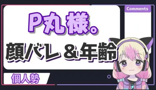 P丸様の顔バレは超美人！中の人の年齢や本名のプロフィールまとめ！